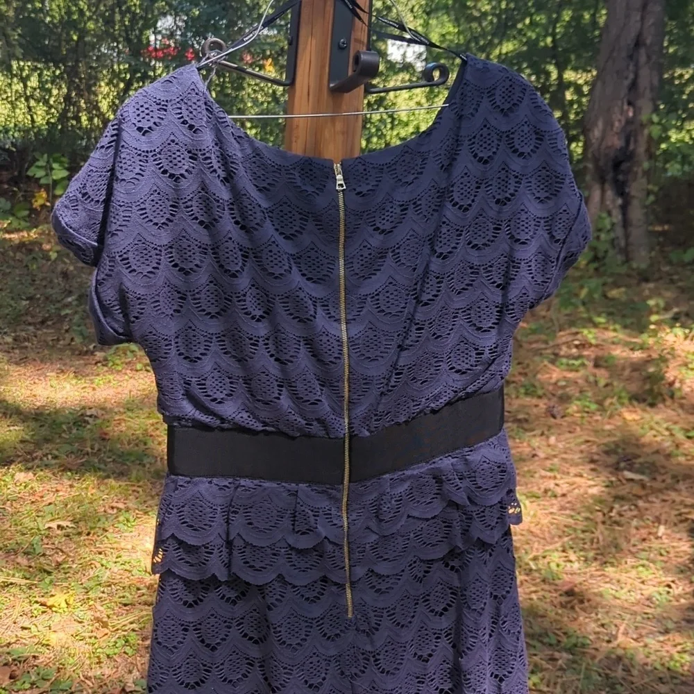 Euc Phoebe Couture Blueish Purple Dress